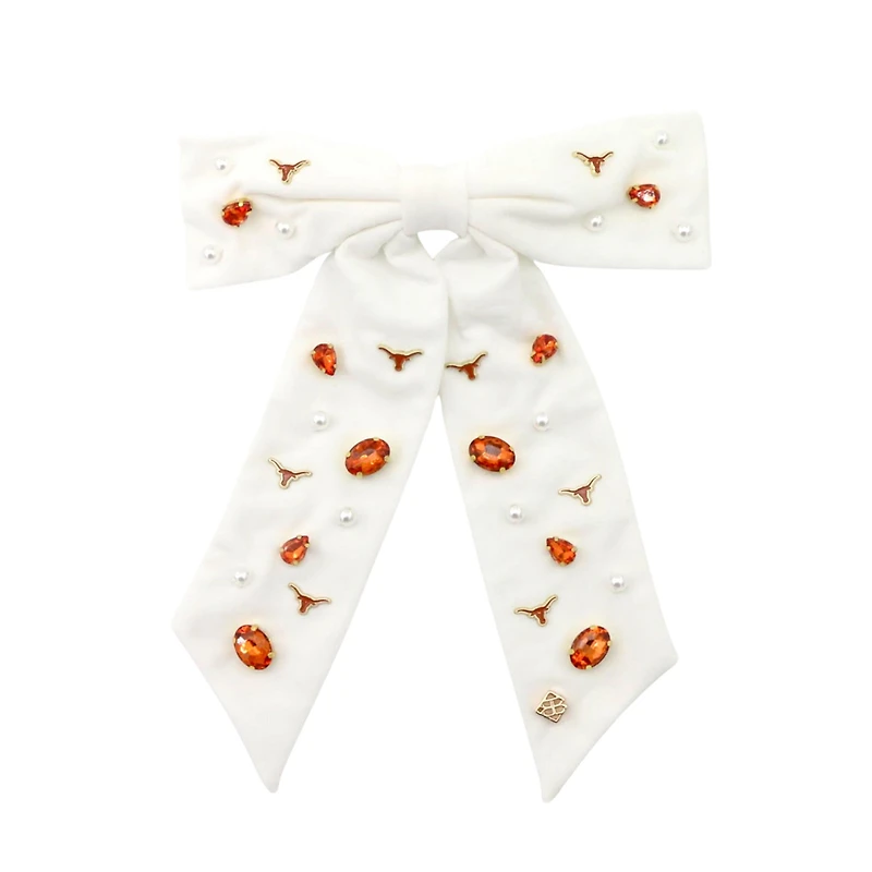 Brianna Cannon Texas Longhorns Bow Barrette