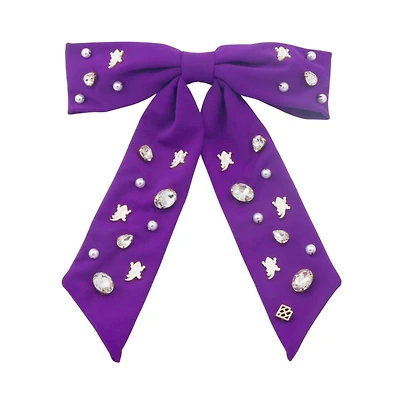 Brianna Cannon TCU Horned Frogs Bow Barrette