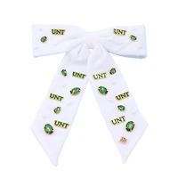 Brianna Cannon North Texas Mean Green Bow Barrette