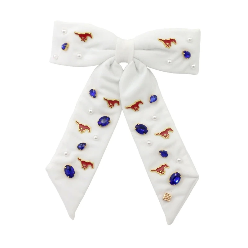 Brianna Cannon SMU Mustangs Bow Barrette