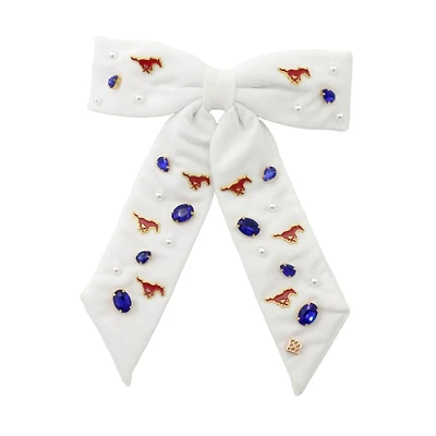 Brianna Cannon SMU Mustangs Bow Barrette