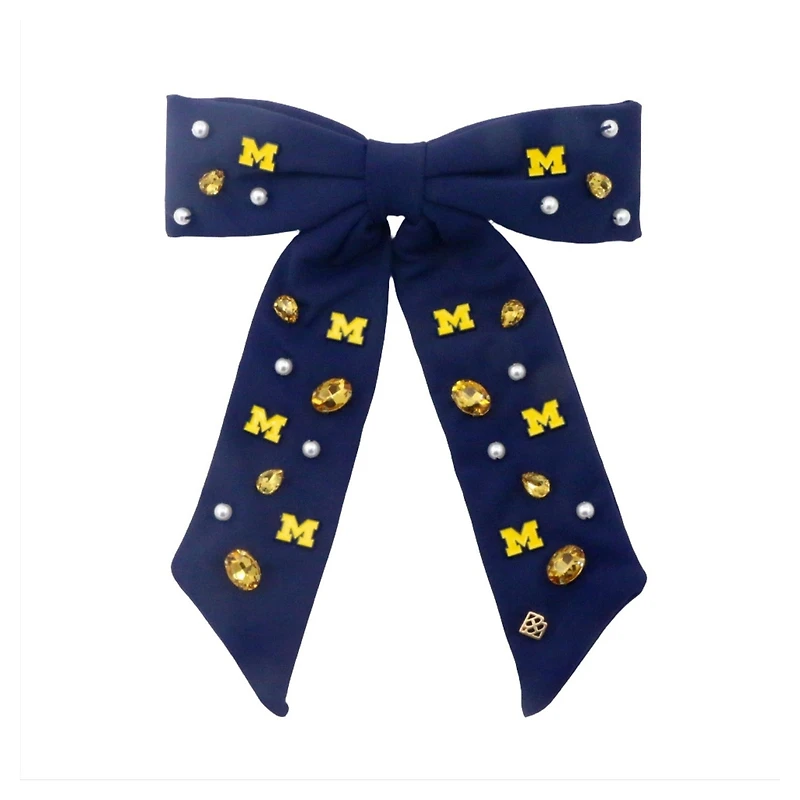 Brianna Cannon Michigan Wolverines Bow Barrette
