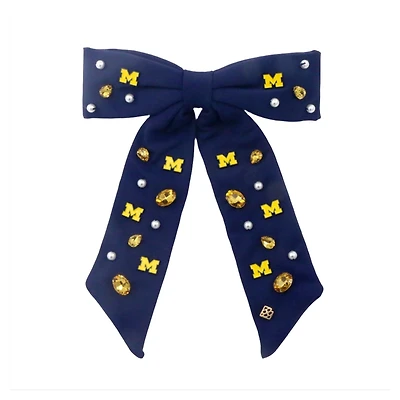 Brianna Cannon Michigan Wolverines Bow Barrette