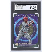 Ethan Wilson Philadelphia Phillies 2022 Bowman Inception Foilfractor #75 #1/1 SGC Authenticated 9.5 Card