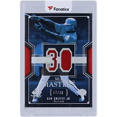 Ken Griffey Jr. Cincinnati Reds 2004 Upper Deck SP Game Used MLB Masters Patch 2 Color Relic #MM-KG #17/30 Card