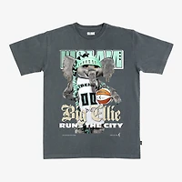 Unisex SLAM Charcoal New York Liberty June/July 2025 Cover T-Shirt