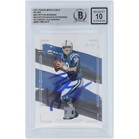 Peyton Manning Indianapolis Colts Autographed 2021 Panini Impeccable Silver #45 #/50 Beckett Fanatics Witnessed Authenticated 10 Card