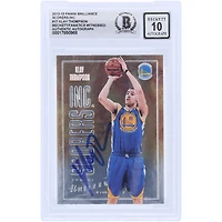 Klay Thompson Golden State Warriors Autographed 2012-13 Panini Brilliance Scorers Inc. #17 Beckett Fanatics Witnessed Authenticated 10 Rookie Card