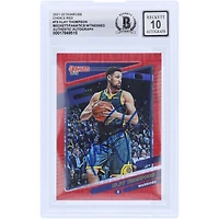 Klay Thompson Golden State Warriors Autographed 2021-22 Panini Donruss Choice Red #73 #/99 Beckett Fanatics Witnessed Authenticated 10 Card
