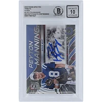 Peyton Manning Indianapolis Colts Autographed 2020 Panini Spectra Hyper Tribute 2009 MVP #T-PM6 #/75 Beckett Fanatics Witnessed Authenticated 10 Card