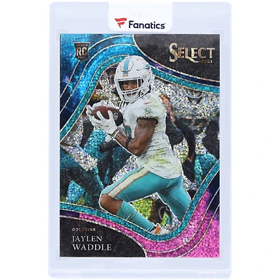 Jaylen Waddle Miami Dolphins 2021 Panini Select Cosmic Prizm #348 Rookie Card