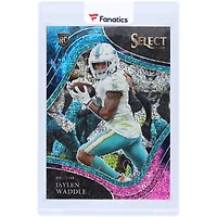 Jaylen Waddle Miami Dolphins 2021 Panini Select Cosmic Prizm #348 Rookie Card
