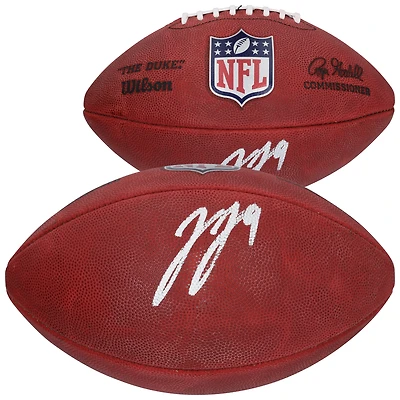 J.J. McCarthy Minnesota Vikings Autographed Wilson Duke Full Color Football