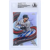 Jordan Lawlar Arizona Diamondbacks Autographed 2024 Topps Chrome Strokes #S-25 Beckett Fanatics Witnessed Authenticated Rookie Card