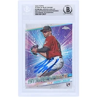 Jordan Lawlar Arizona Diamondbacks Autographed 2024 Topps Stars of MLB Chrome #CSMLB-4 Beckett Fanatics Witnessed Authenticated Rookie Card