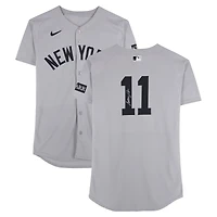 Anthony Volpe New York Yankees Autographed Game-Used #11 Gray Nike Jersey vs. Pittsburgh Pirates on April 4, 2025 - 3-4, RBI, 2 R