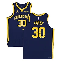 Stephen Curry Golden State Warriors Autographed Navy Jordan Brand 2022-23 Statement Edition Authentic Jersey