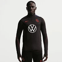 Men's Nike Black USMNT 2026 Strike Dri-FIT Quarter-Zip Long Sleeve Drill Top