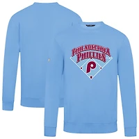 Men's Levelwear Light Blue Philadelphia Phillies Phantastic Zane Pullover Sweatshirt