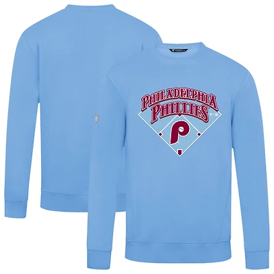 Men's Levelwear Light Blue Philadelphia Phillies Phantastic Zane Pullover Sweatshirt