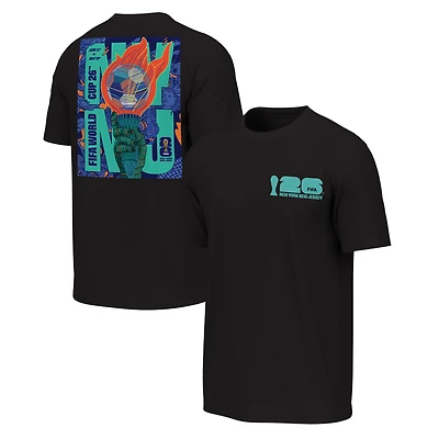 Men's Outerstuff Black 2026 FIFA World Cup New York Host City Poster Graphic T-Shirt