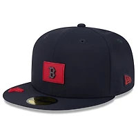 Men's New Era  Navy Boston Red Sox 2026 Clubhouse 59FIFTY Fitted Hat