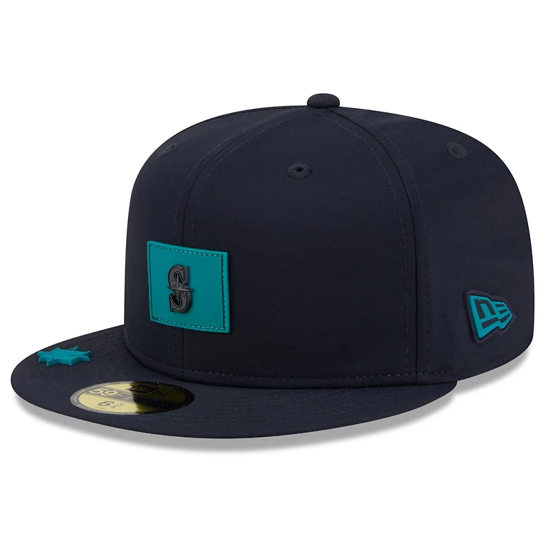 Men's New Era  Navy Seattle Mariners 2026 Clubhouse 59FIFTY Fitted Hat