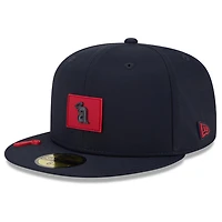 Men's New Era  Navy California Angels 2026 Clubhouse Alternate 59FIFTY Fitted Hat