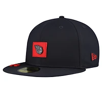 Men's New Era  Navy Cleveland Guardians 2026 Clubhouse Alternate 59FIFTY Fitted Hat