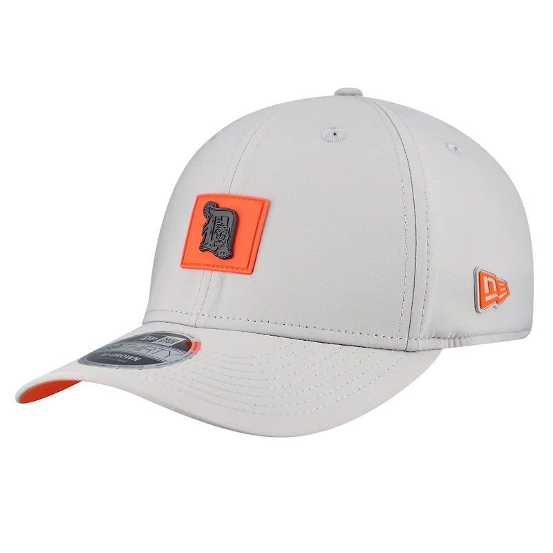 Men's New Era Gray Detroit Tigers 2026 Clubhouse Alternate 39THIRTY Flex Hat