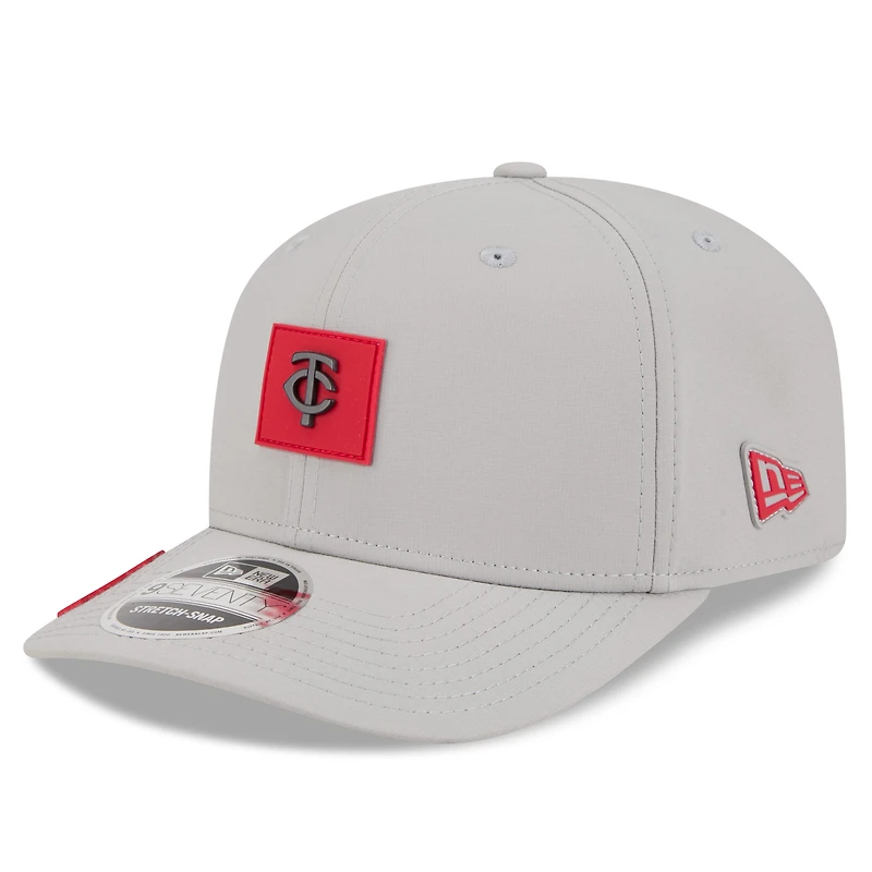 Men's New Era  Gray Minnesota Twins 2026 Clubhouse 9SEVENTY Adjustable Hat