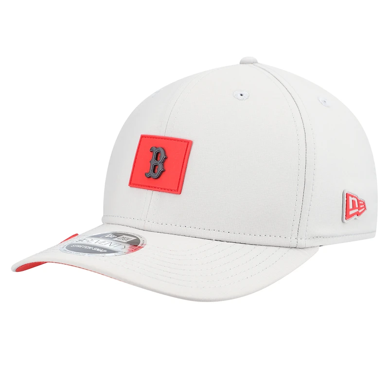 Men's New Era  Gray Boston Red Sox 2026 Clubhouse 9SEVENTY Adjustable Hat