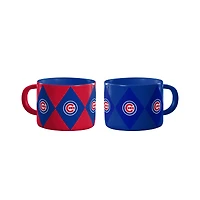 Logo Brands Chicago Cubs Two-Pack Diamond Mug Set