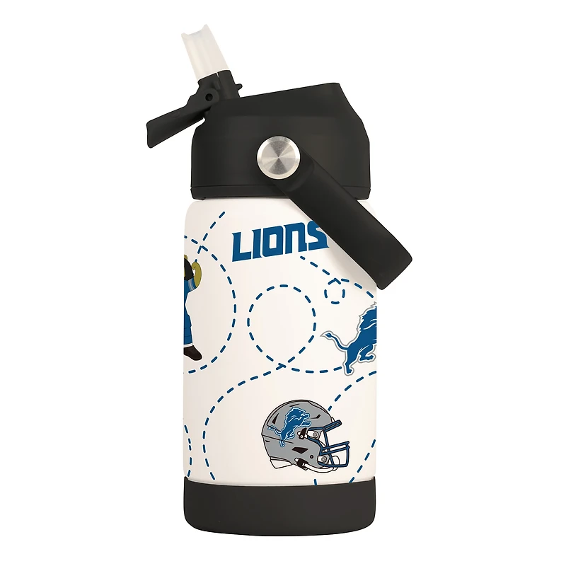 Logo Brands Detroit Lions 12oz. Mascot Bottle