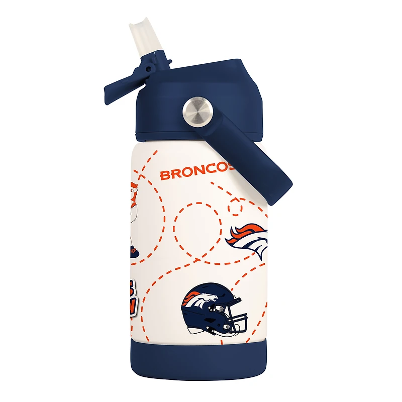 Logo Brands Denver Broncos 12oz. Mascot Bottle