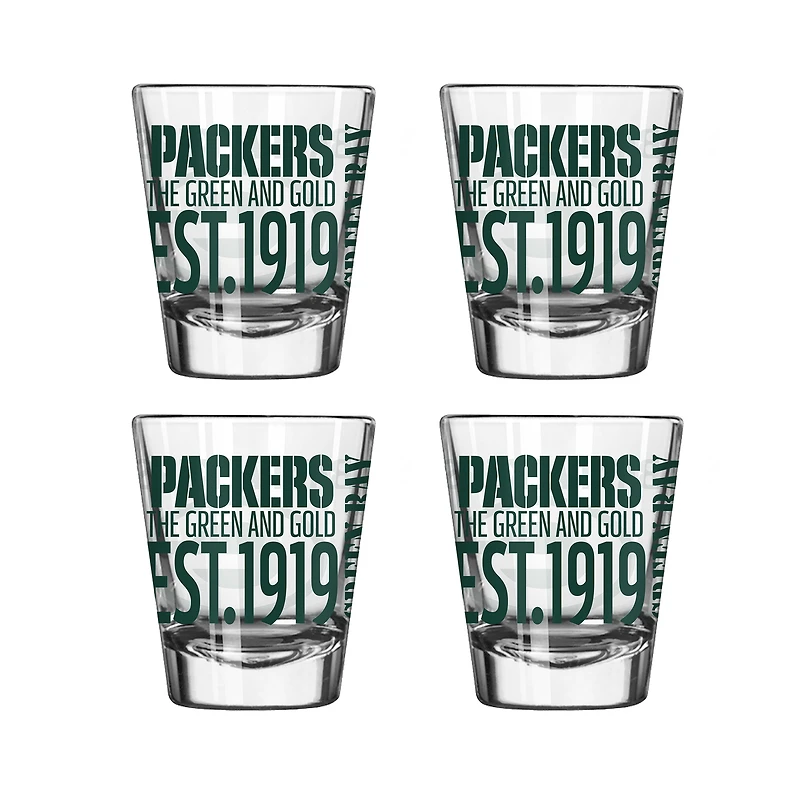Green Bay Packers 2oz. Shot Glass Set