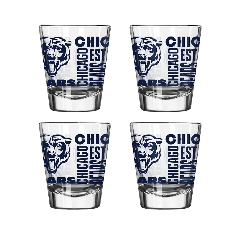 Chicago Bears 2oz. Shot Glass Set