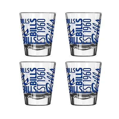 Buffalo Bills 4-Pack 2oz. Shot Glass Set