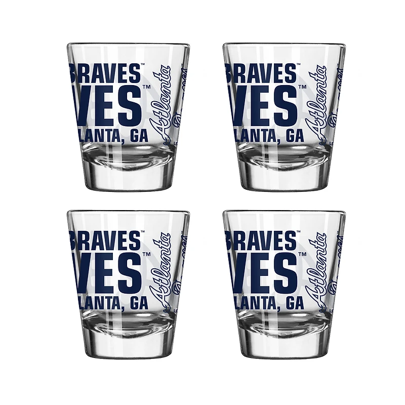 Atlanta Braves 2oz. Shot Glass Set