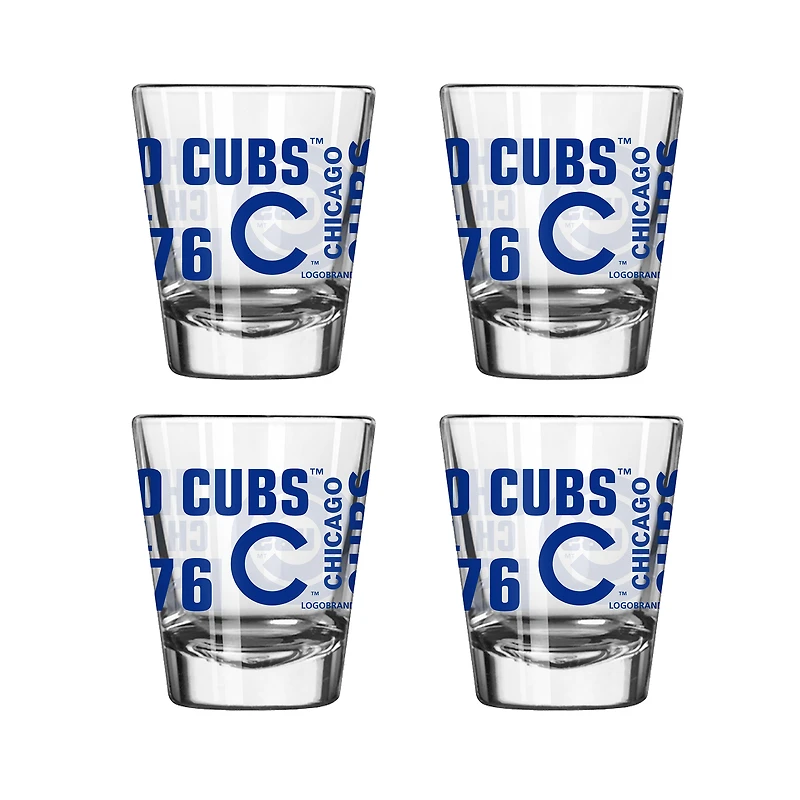Chicago Cubs 2oz. Shot Glass Set