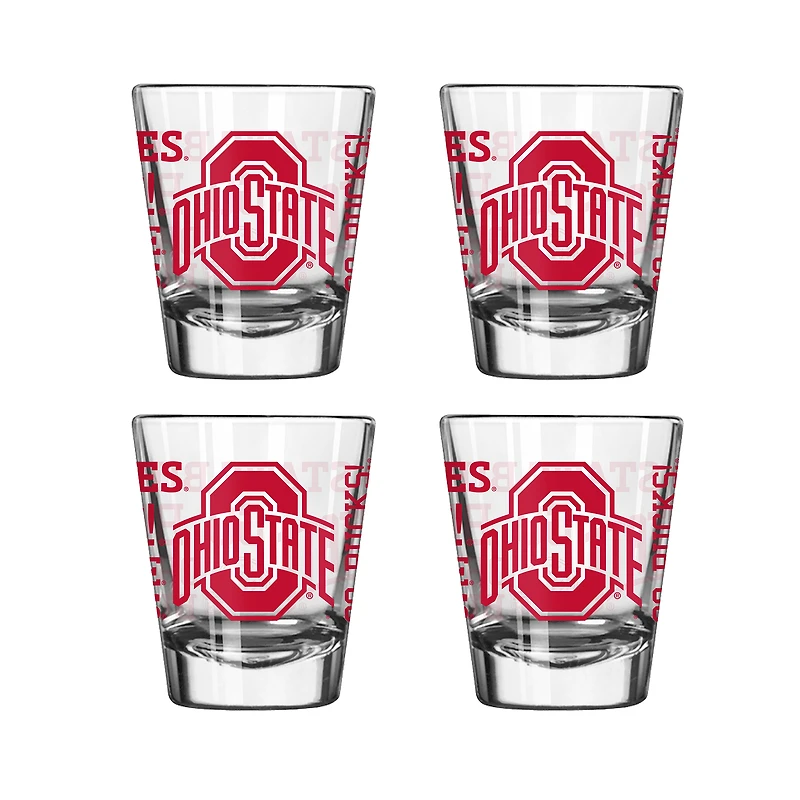 Ohio State Buckeyes 2oz. Shot Glass Set