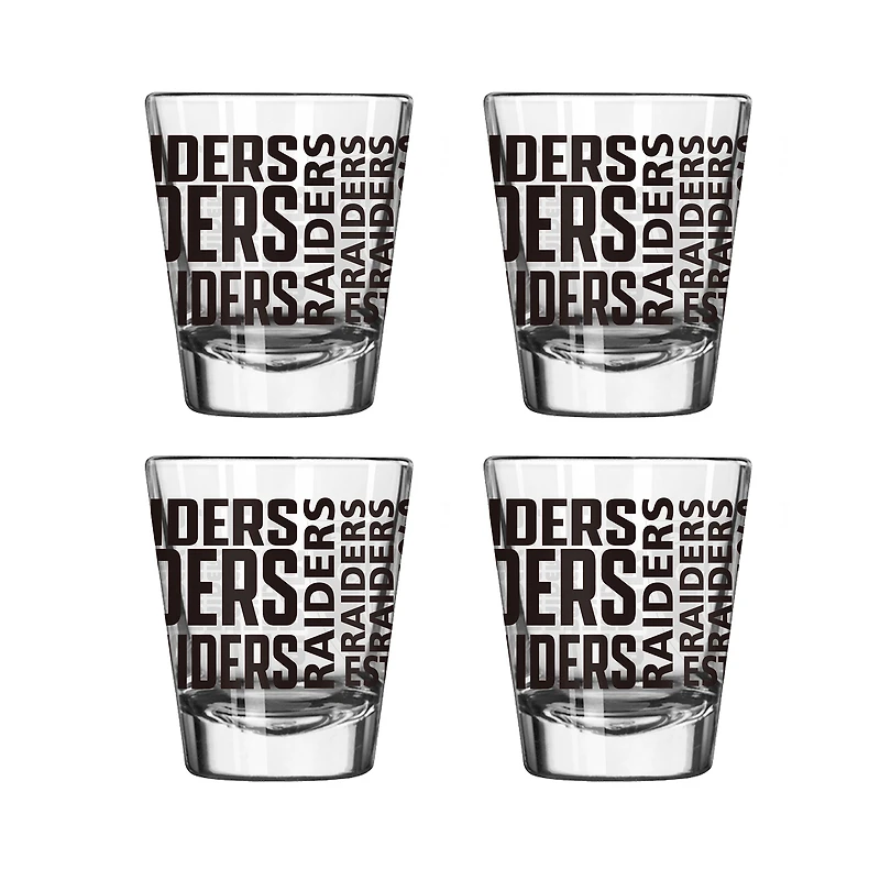 Las Vegas Raiders 2oz. Shot Glass Set