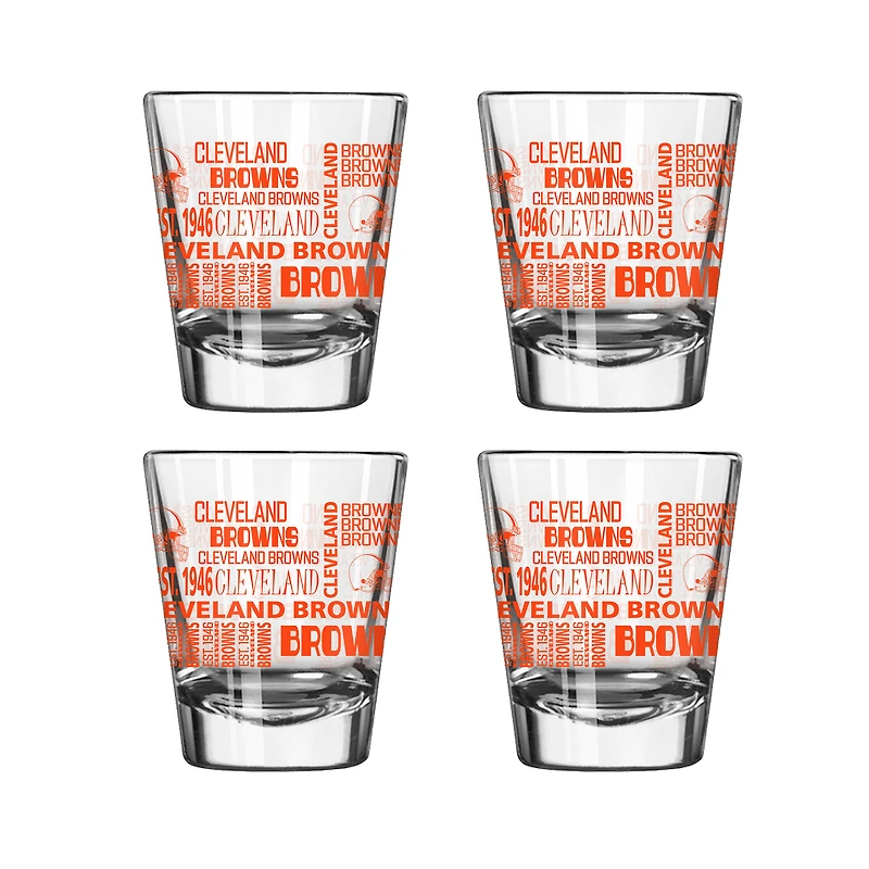 Cleveland Browns 2oz. Shot Glass Set
