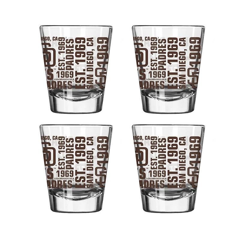 San Diego Padres 2oz. Shot Glass Set