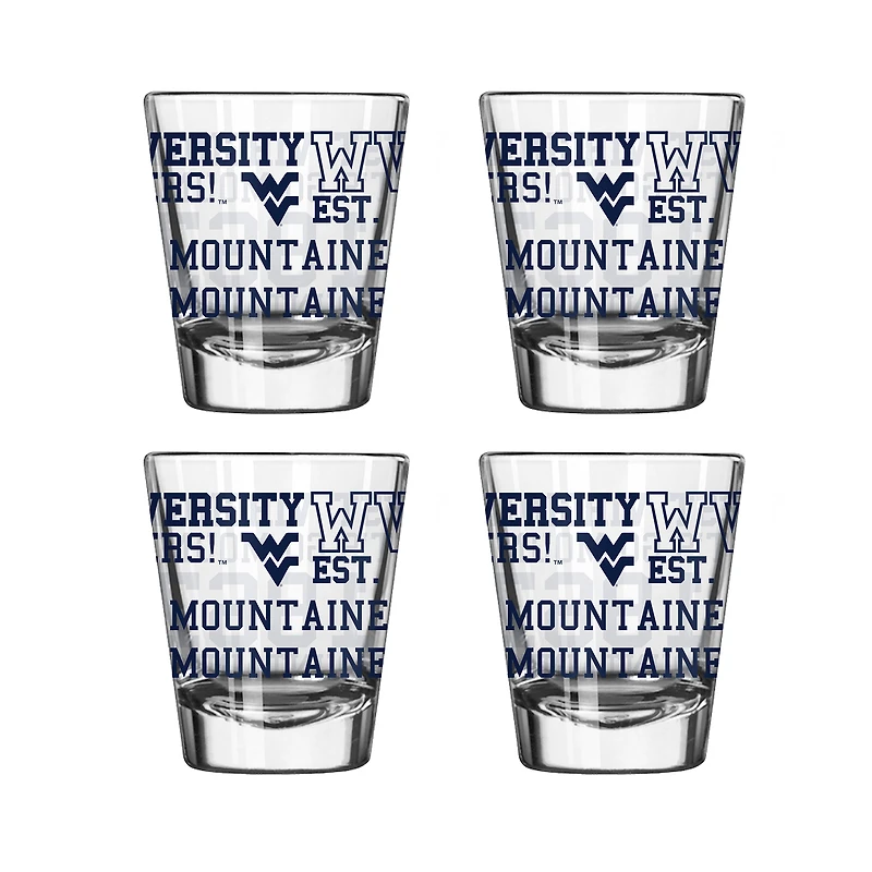 West Virginia Mountaineers 2oz. Shot Glass Set