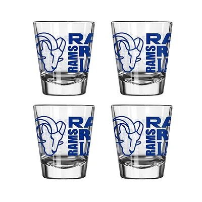 Los Angeles Rams 4-Pack 2oz. Shot Glass Set