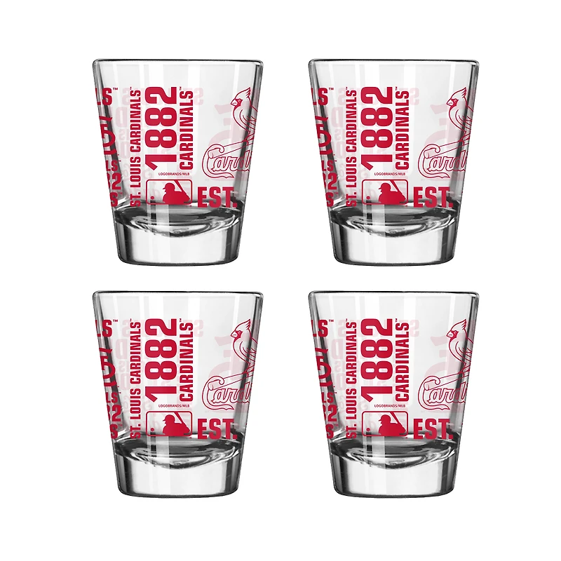 St. Louis Cardinals 2oz. Shot Glass Set