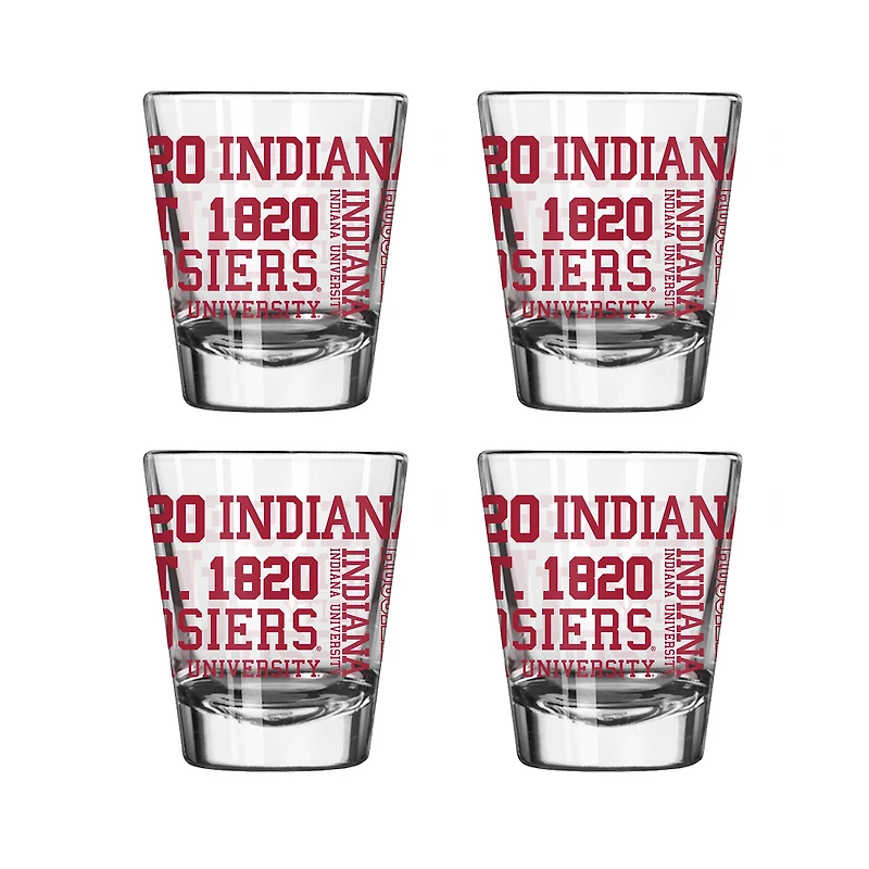 Indiana Hoosiers 2oz. Shot Glass Set