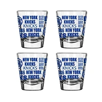 New York Knicks 4-Pack 2oz. Shot Glass Set