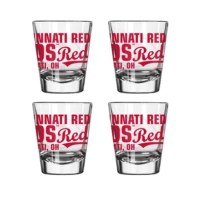 Cincinnati Reds 2oz. Shot Glass Set